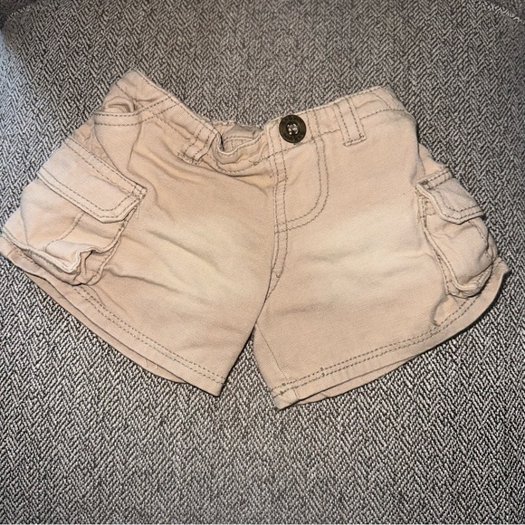 Build a Bear Workshop Tan Khaki Cargo Shorts BABW - Picture 1 of 2
